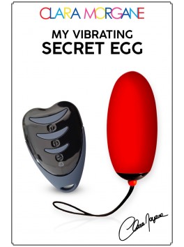 My Vibrating Secret Oeuf Vibrant USB rechargeable et télécommande à pile- Rouge