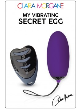 My Vibrating Secret Oeuf Vibrant USB rechargeable et télécommande à pile- Violet