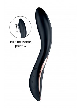 Rrrolling vibro bille massante point G rechargeable USB