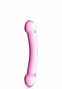 Double Dong Gode en Verre rose 22.5cmx3.5 N°7