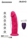 Gode VIBRANT Ventouse Télécommande Réaliste ROSE Modèl 2 (7") USB