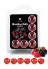 Boules Brésiliennes aromatisées Fruits Rouges X6