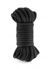 Corde bondage noire douce 10m