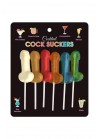 Cocktail cock Sucette Pénis X6 saveurs Cocktail