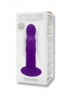 Hitsens 3 Gode VIBRANT Ventouse Violet "Thermo Réactive" USB