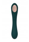 QUIVER Vert Foncé Stimulateur Clitoridien et vaginal USB à DOUBLE Stimulation par Succion ou Vibration 
