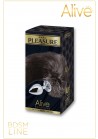 Plug Métal FOX Queuede Renard noir blanc S