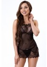 Aldana Nuisette transparente dentelle string