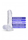 Rock N'Roll Gode Ventouse Jelly Transparent 7