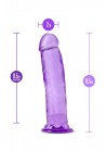 Thrill N'Drill Gode Ventouse droit Jelly Violet 9