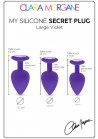 My Secret Violet Silicone Plug Large