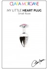 My Heart Argent Plug Coeur Rose Small
