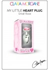 My Heart Argent Plug Coeur Rose Small