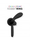 RabbitRing - Anneau Vibrant lapin noir