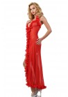 Robe longue sexy voile stretch.