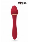 Mistral 2 en 1 Vibromasseur flexible Rose Succion vibrante Clitoris USB