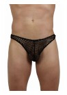 String Homme résille noire épaisse