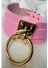 O Ring Collier rose or
