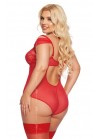 Dora Body rouge ouvert Grande Taille