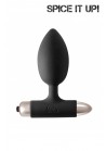 Perfection Plug vibrant Noir forme large progressive et bullet Piles
